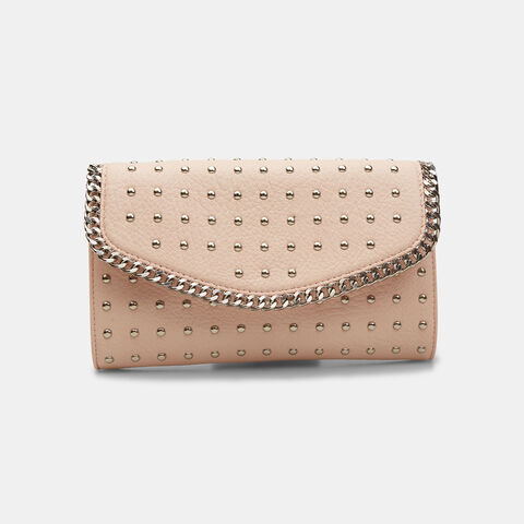 Clutch de mujer con tachuelas , Rosa Clutch de mujer con tachuelas , Rosa